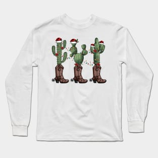 Cowboy Christmas Long Sleeve T-Shirt